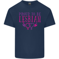Proud to Be a Lesbian LGBT Gay Pride Day Kids T-Shirt Childrens Navy Blue