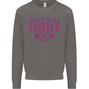 Proud to Be a Lesbian LGBT Gay Pride Day Mens Sweatshirt Jumper Charcoal