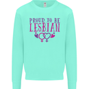 Proud to Be a Lesbian LGBT Gay Pride Day Mens Sweatshirt Jumper Peppermint
