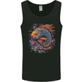 Psychedelic Koi Carp Fish Mens Vest Tank Top Black