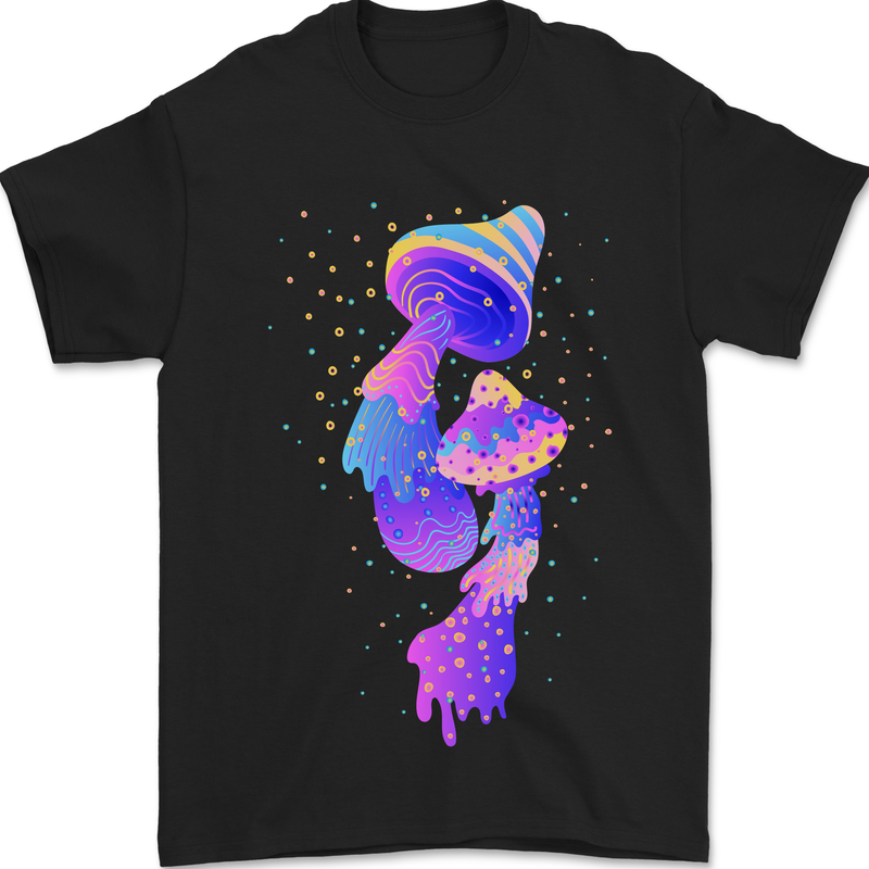 a black t - shirt with an image of a jellyfish