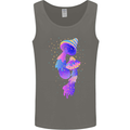 Psychedelic Magic Mushrooms LSD Mens Vest Tank Top Charcoal