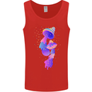 Psychedelic Magic Mushrooms LSD Mens Vest Tank Top Red