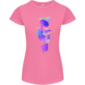 Psychedelic Magic Mushrooms LSD Womens Petite Cut T-Shirt Azalea