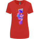 Psychedelic Magic Mushrooms LSD Womens Wider Cut T-Shirt Red