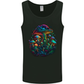 Psychedelic Magic Mushrooms Trippy LSD Mens Vest Tank Top Black