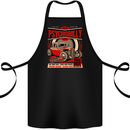 Psychobilly Custom Hot Rod Cotton Apron 100% Organic Black