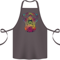 Psytrance Psychedelic Trance Music Psy Cotton Apron 100% Organic Dark Grey