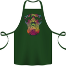 Psytrance Psychedelic Trance Music Psy Cotton Apron 100% Organic Forest Green