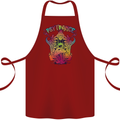 Psytrance Psychedelic Trance Music Psy Cotton Apron 100% Organic Maroon