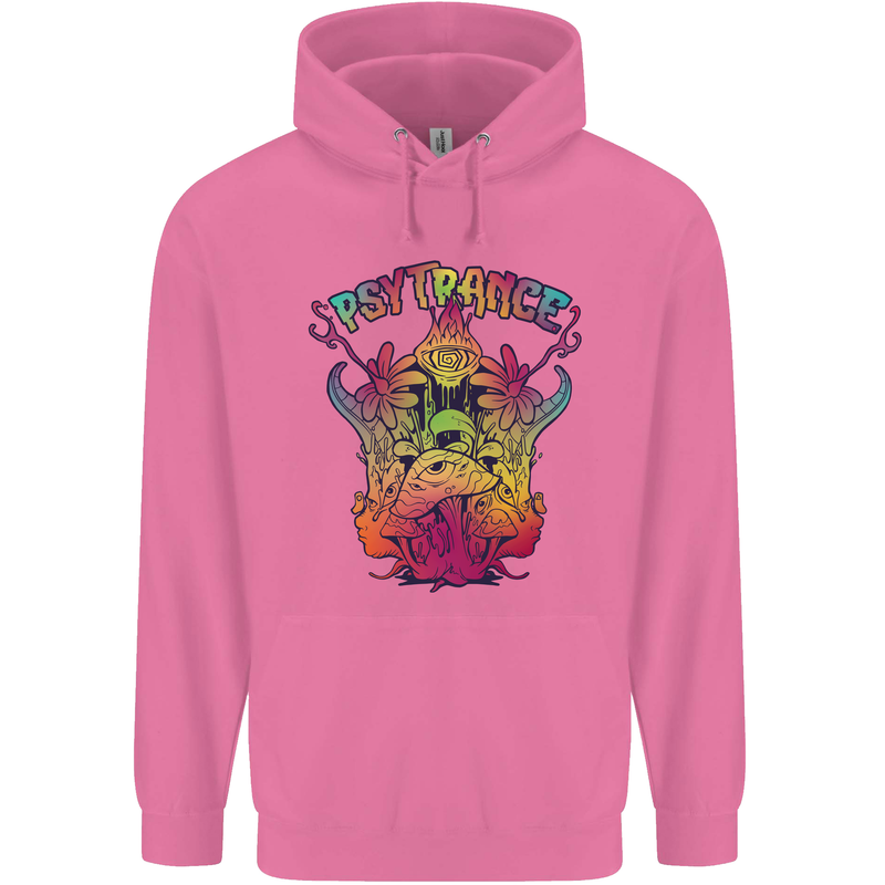 Psytrance Psychedelic Trance Music Psy Mens 80% Cotton Hoodie Azelea