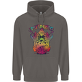 Psytrance Psychedelic Trance Music Psy Mens 80% Cotton Hoodie Charcoal