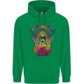 Psytrance Psychedelic Trance Music Psy Mens 80% Cotton Hoodie Irish Green