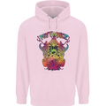 Psytrance Psychedelic Trance Music Psy Mens 80% Cotton Hoodie Light Pink