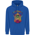 Psytrance Psychedelic Trance Music Psy Mens 80% Cotton Hoodie Royal Blue