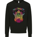 Psytrance Psychedelic Trance Music Psy Mens Sweatshirt Jumper Black