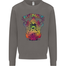 Psytrance Psychedelic Trance Music Psy Mens Sweatshirt Jumper Charcoal