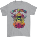 Psytrance Psychedelic Trance Music Psy Mens T-Shirt 100% Cotton Sports Grey