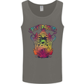 Psytrance Psychedelic Trance Music Psy Mens Vest Tank Top Charcoal