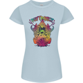 Psytrance Psychedelic Trance Music Psy Womens Petite Cut T-Shirt Light Blue