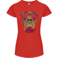 Psytrance Psychedelic Trance Music Psy Womens Petite Cut T-Shirt Red