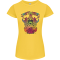 Psytrance Psychedelic Trance Music Psy Womens Petite Cut T-Shirt Yellow