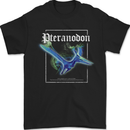 Pteranodon Dinosaur Mens T-Shirt 100% Cotton Black