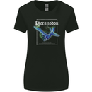 Pteranodon Dinosaur Womens Wider Cut T-Shirt Black