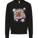Pugonaut Astronaut Pug Dog Funny Space Mens Sweatshirt Jumper Black