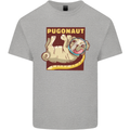 Pugonaut Funny Astronaut Pug Dog Space Mens Cotton T-Shirt Tee Top Sports Grey