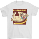 Pugonaut Funny Astronaut Pug Dog Space Mens T-Shirt 100% Cotton White