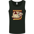 Pugonaut Funny Astronaut Pug Dog Space Mens Vest Tank Top Black