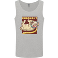 Pugonaut Funny Astronaut Pug Dog Space Mens Vest Tank Top Sports Grey
