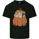 Pumpkin Cats Funny Halloween Kids T-Shirt Childrens Black