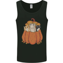 Pumpkin Cats Funny Halloween Mens Vest Tank Top Black