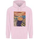 Pumpkin Scream Painting Halloween Childrens Kids Hoodie Light Pink