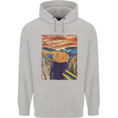 Pumpkin Scream Painting Halloween Childrens Kids Hoodie Sports Grey