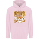 Pumpkin Spice Gnomes Halloween Childrens Kids Hoodie Light Pink