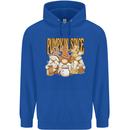 Pumpkin Spice Gnomes Halloween Childrens Kids Hoodie Royal Blue