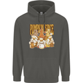 Pumpkin Spice Gnomes Halloween Childrens Kids Hoodie Storm Grey