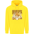 Pumpkin Spice Gnomes Halloween Childrens Kids Hoodie Yellow