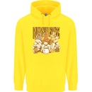 Pumpkin Spice Gnomes Halloween Childrens Kids Hoodie Yellow