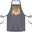 Pumpkin Spice Gnomes Halloween Cotton Apron 100% Organic Steel