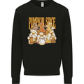 Pumpkin Spice Gnomes Halloween Kids Sweatshirt Jumper Black
