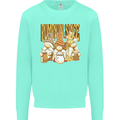 Pumpkin Spice Gnomes Halloween Kids Sweatshirt Jumper Peppermint