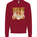 Pumpkin Spice Gnomes Halloween Kids Sweatshirt Jumper Red