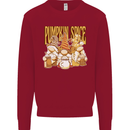 Pumpkin Spice Gnomes Halloween Kids Sweatshirt Jumper Red