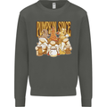 Pumpkin Spice Gnomes Halloween Kids Sweatshirt Jumper Storm Grey