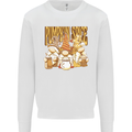 Pumpkin Spice Gnomes Halloween Kids Sweatshirt Jumper White
