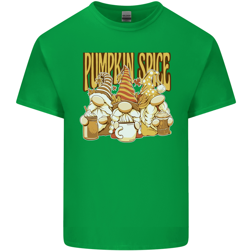 Pumpkin Spice Gnomes Halloween Kids T-Shirt Childrens Irish Green